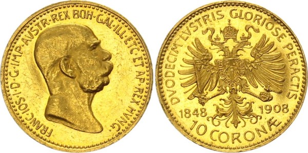 Österreich 10 Kronen 1908 - Franz Joseph I. 1848-1916