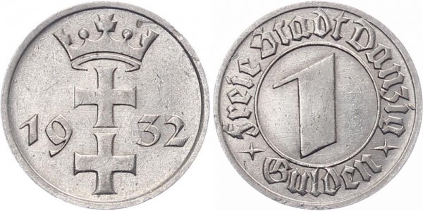 Danzig 1 Gulden 1932 Berlin