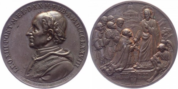 Vatikan Medaille 1878 - Leo XIII., 1878-1903