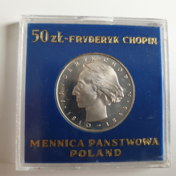 Polen 50 Zloty 1972 Frederic Chopin PP