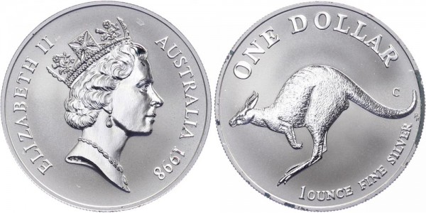 Australien 1 Dollar 1998 - Känguru