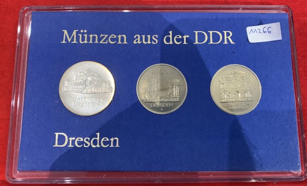DDR 5 + 20 Mark 1985 - 40. Jahrestag der Zerstörung Dresdens