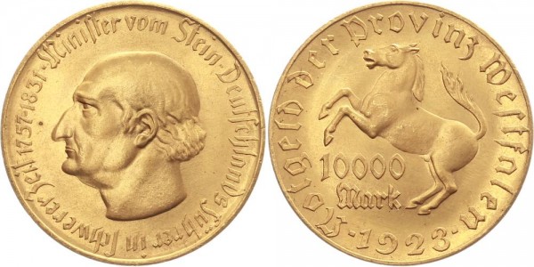 Westfalen 10 000 Mark 1923 - Freiherr vom Stein