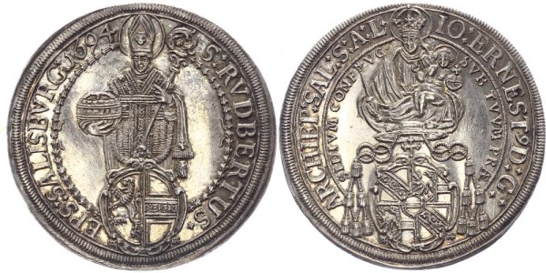 Salzburg Taler 1694 - Johann Ernst, Graf von Thun und Hohenstein