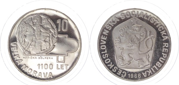 Tschechoslowakei 10 Kronen 1966 - Morava