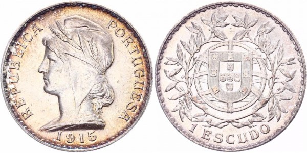 Portugal 1 Escudo 1915
