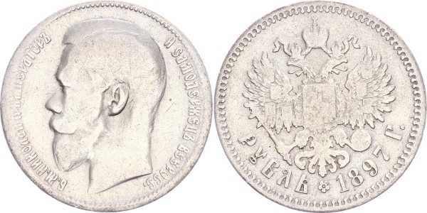 Russland Rubel 1897 ** Nikolaus II, 1894-1917