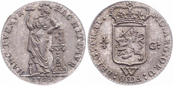 Niederländisch Westindien ¼ Gulden 1794