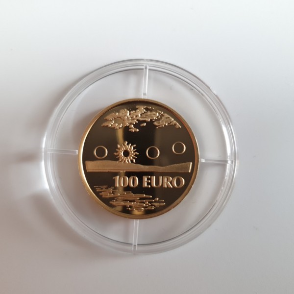Finnland 100 Euro 2002 Lappland Mitternachtssonne PP