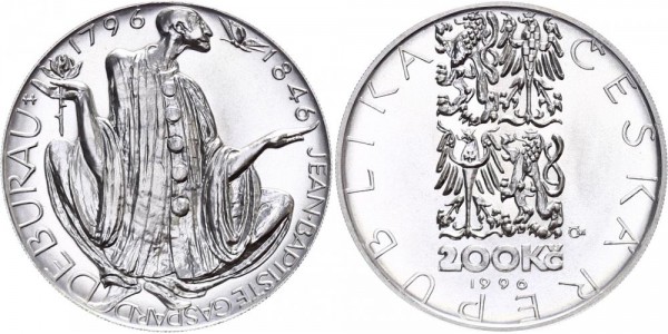 Tschechien 200 Kronen 1996 - Deburau