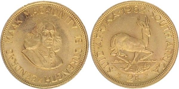 Südafrika 2 Rand 1962