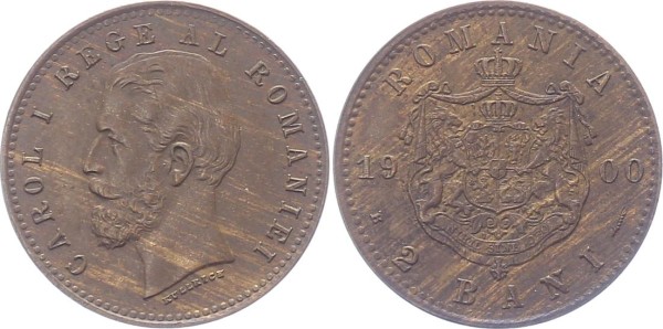 Rumänien 2 Bani 1900 - Carol I.