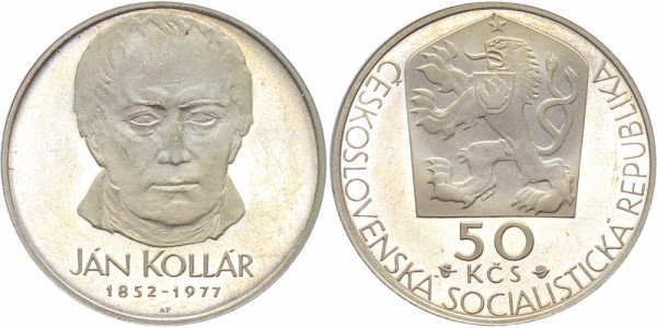 Tschechoslowakei 50 Kronen 1977 - Jan Kollar