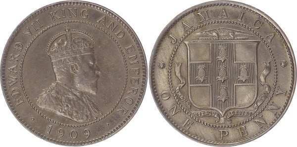 Jamaica 1 Penny 1909 Edward VII. (1901-1910)
