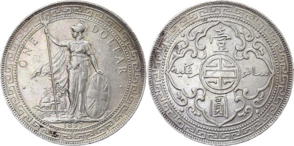 Großbritannien Trade Dollar 1897 - Edward VII.