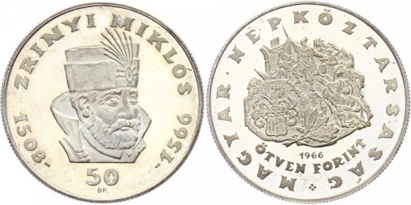 Ungarn 50 Forint 1966 - Zrínyi Miklós