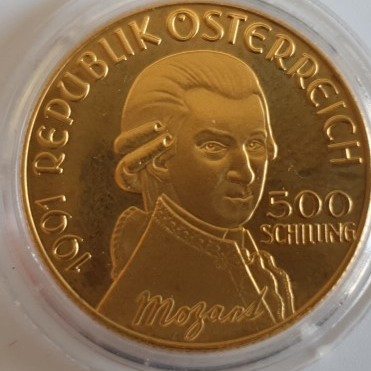 Österreich 500 Schilling 1991 200. Todestag von Wolfgang Amadeus Mozart / Don Giovanni