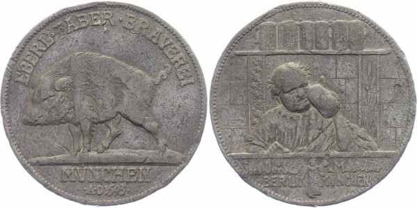 Bayern Medaille o.J. (1893) - Eberl-Faber-Brauerei