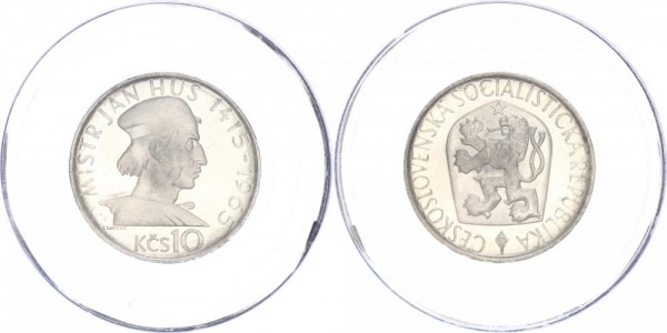 Tschechoslowakei 10 Kronen 1965 - Jan Hus